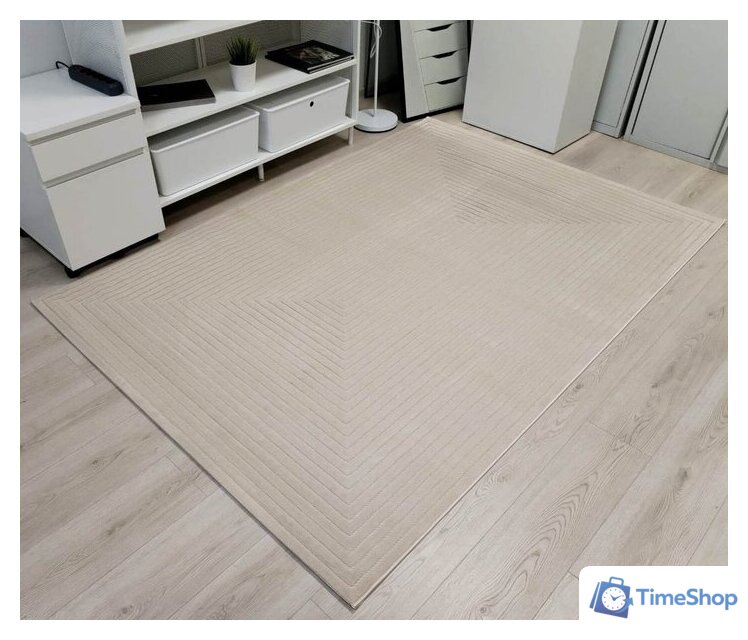 Ковер для жилой комнаты Radjab Carpet Сканди Сизаль Прямоугольник 10936B 12260RK (2.4x3.4, Beige C/Beige C) - Изображение №2 — Интернет-магазин Time-Shop