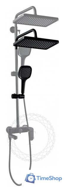 Душевая система  Filarete Retta FL2030 (черный матовый) - Изображение №2 — Интернет-магазин Time-Shop