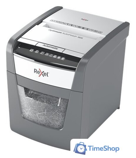 Шредер Rexel Optimum AutoFeed+ 50X - Изображение №2 — Интернет-магазин Time-Shop