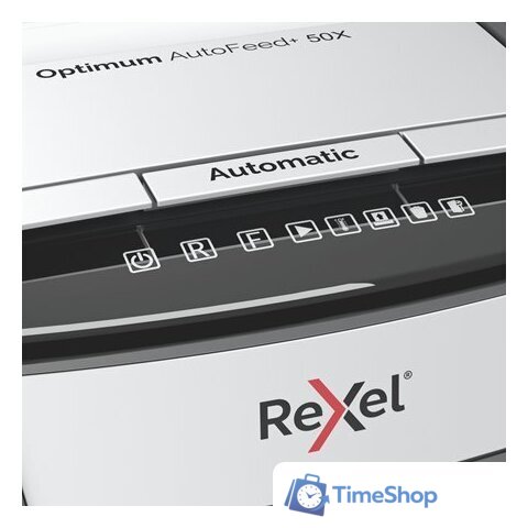 Шредер Rexel Optimum AutoFeed+ 50X - Изображение №5 — Интернет-магазин Time-Shop