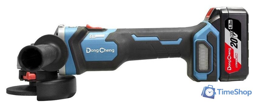 Угловая шлифмашина DongCheng DCSM04-125 Type EM (с 2-мя АКБ, кейс) - Изображение №1 — Интернет-магазин Time-Shop