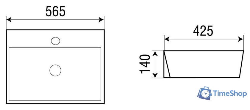Умывальник WeltWasser Elbach 20212 - Изображение №4 — Интернет-магазин Time-Shop