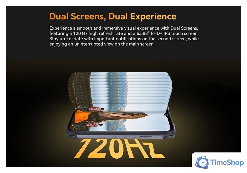 Телефон Cubot King Kong 9 (черный) - Изображение №7 — Интернет-магазин Time-Shop