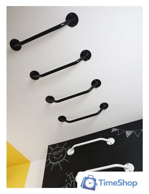 Шведская стенка (лестница) Romana 11.08.01-01 (7шт, черный) - Изображение №3 — Интернет-магазин Time-Shop