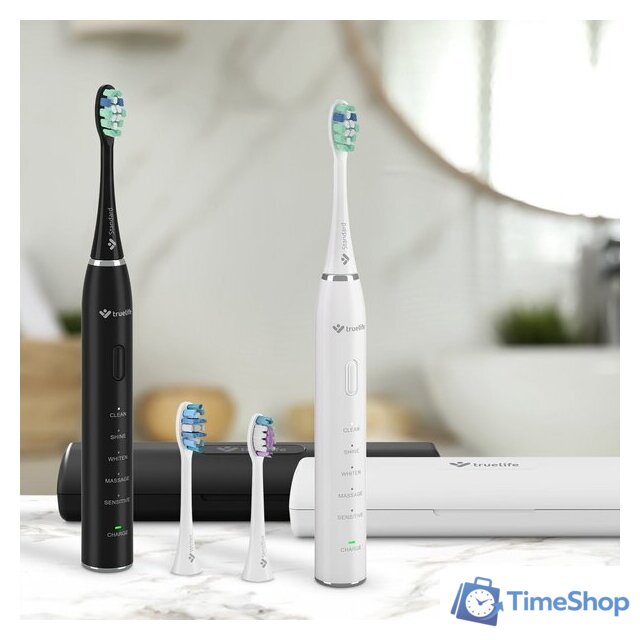 Комплект зубных щеток TrueLife SonicBrush Clean30 Duo - Изображение №11 — Интернет-магазин Time-Shop