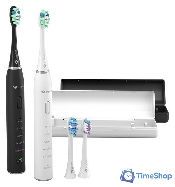 Комплект зубных щеток TrueLife SonicBrush Clean30 Duo - Изображение №1 — Интернет-магазин Time-Shop