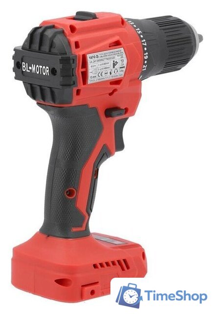 Дрель-шуруповерт Yato YT-8277905 (с 2-мя АКБ, сумка) - Изображение №7 — Интернет-магазин Time-Shop