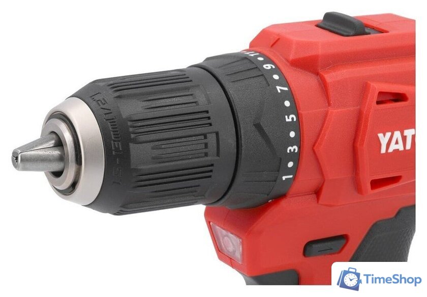 Дрель-шуруповерт Yato YT-8277905 (с 2-мя АКБ, сумка) - Изображение №6 — Интернет-магазин Time-Shop