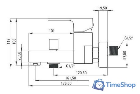 Смеситель Deante Anemon Bis BBZ N10M - Изображение №2 — Интернет-магазин Time-Shop