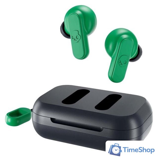 Наушники Skullcandy Dime (зеленый/темно-синий) - Изображение №1 — Интернет-магазин Time-Shop