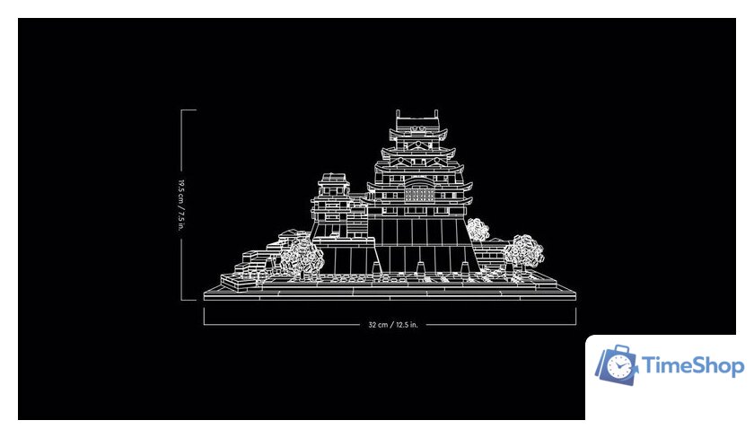 Конструктор LEGO Architecture 21060 Замок Химэдзи - Изображение №7 — Интернет-магазин Time-Shop