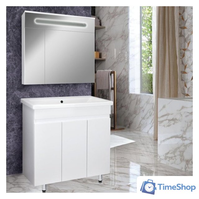  Doratiz Тумба под умывальник Doratiz Аква 80 9911.196 (белый) - Изображение №6 — Интернет-магазин Time-Shop