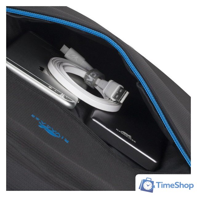 Городской рюкзак Rivacase 8069 (черный) - Изображение №12 — Интернет-магазин Time-Shop