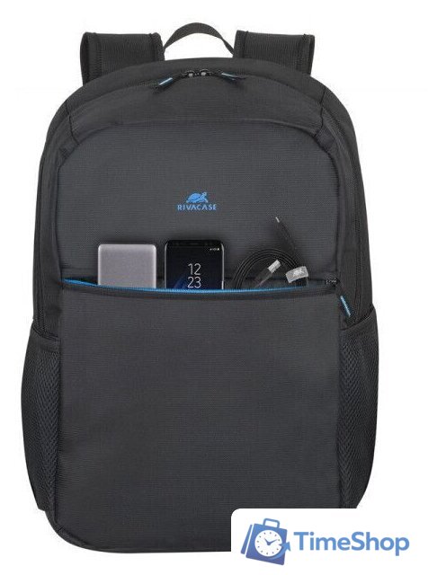 Городской рюкзак Rivacase 8069 (черный) - Изображение №7 — Интернет-магазин Time-Shop