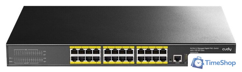 Управляемый коммутатор 3-го уровня Cudy GS5024PS4 1.0 - Изображение №1 — Интернет-магазин Time-Shop