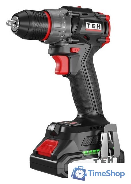 Дрель-шуруповерт TEH TDBL420-2B (с 2-мя АКБ, кейс) - Изображение №1 — Интернет-магазин Time-Shop