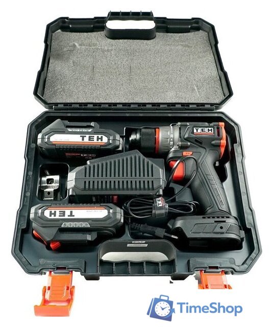 Дрель-шуруповерт TEH TDBL420-2B (с 2-мя АКБ, кейс) - Изображение №13 — Интернет-магазин Time-Shop