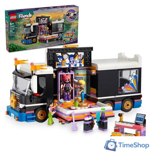 Конструктор LEGO Friends 42619 Автобус для туров поп-звезд - Изображение №3 — Интернет-магазин Time-Shop