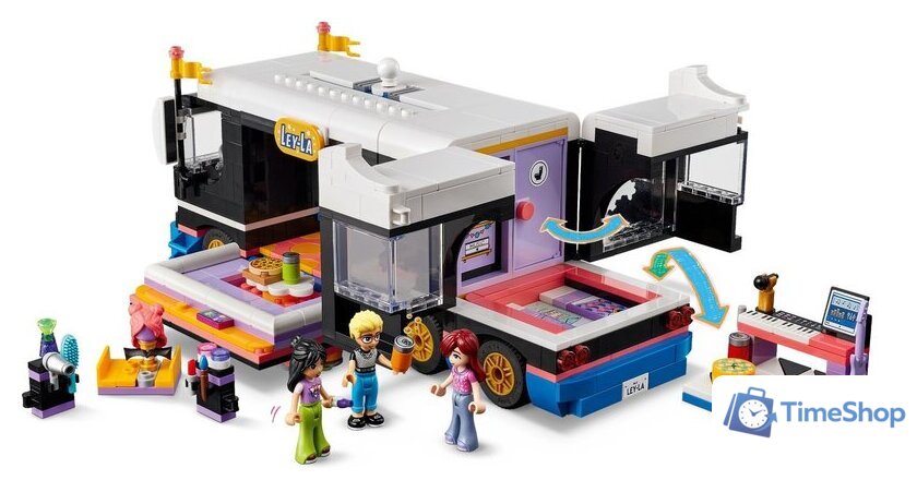 Конструктор LEGO Friends 42619 Автобус для туров поп-звезд - Изображение №5 — Интернет-магазин Time-Shop