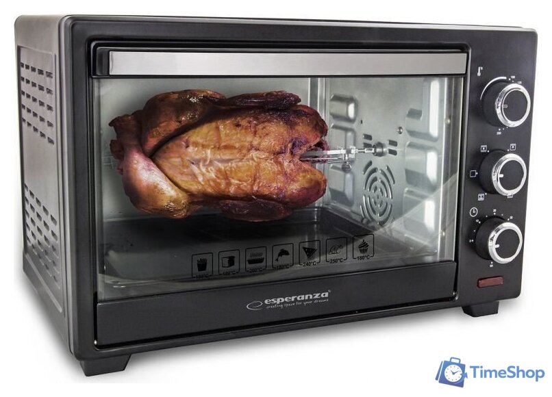 Мини-печь Esperanza Napoli EKO006 - Изображение №3 — Интернет-магазин Time-Shop