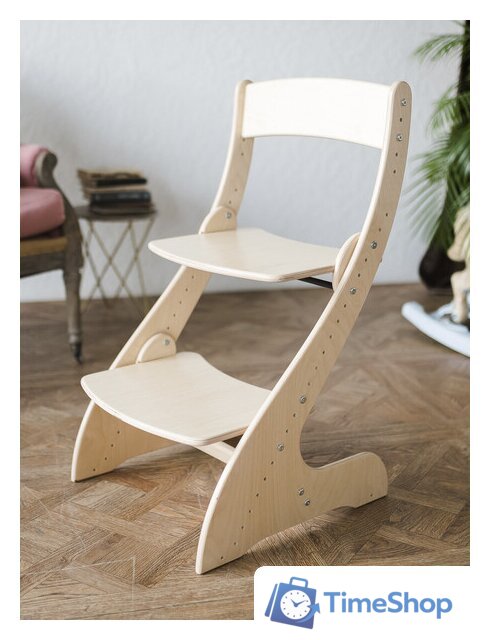 Растущий стул Друг Кузя Растущий Павлин (без покраски) - Изображение №3 — Интернет-магазин Time-Shop