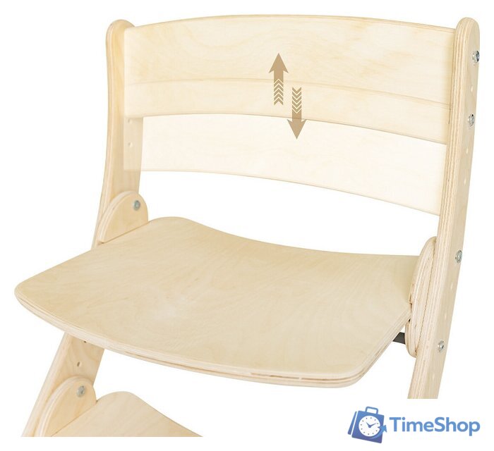 Растущий стул Друг Кузя Растущий Павлин (без покраски) - Изображение №5 — Интернет-магазин Time-Shop