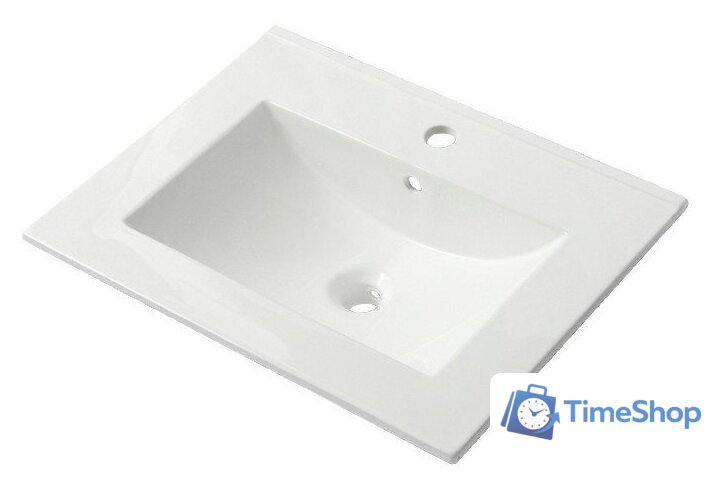  ЗОВ Тумба с умывальником Кито 60 K60LW0MRM-OL60 (белый/тростник) - Изображение №2 — Интернет-магазин Time-Shop