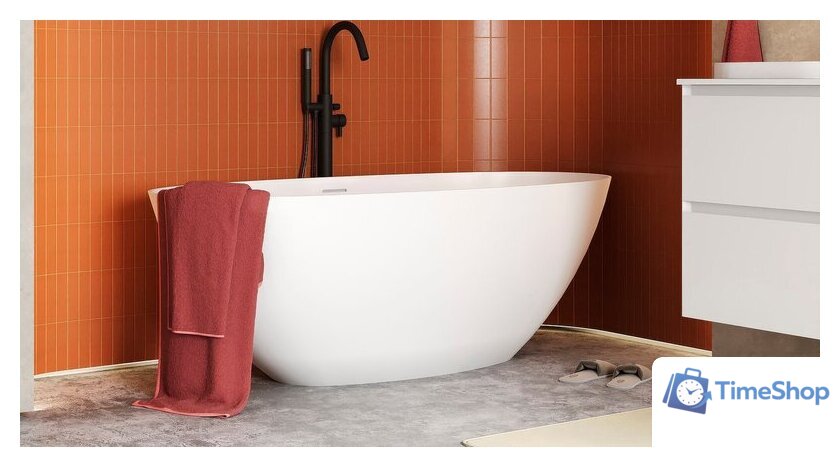 Ванна Belux Осло ОС-1700 (18, белый матовый/Solid Surface) - Изображение №4 — Интернет-магазин Time-Shop