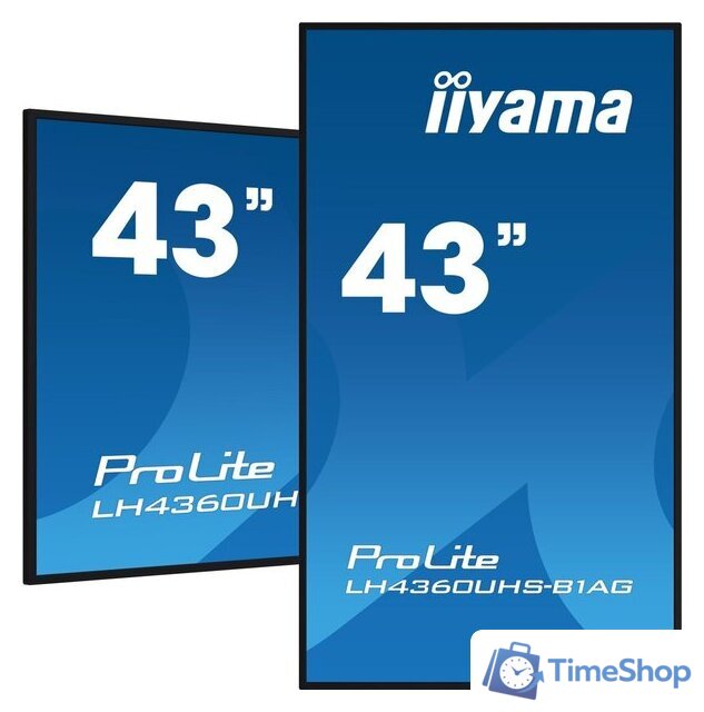 Информационная панель iiyama ProLite LH4360UHS-B1AG - Изображение №5 — Интернет-магазин Time-Shop