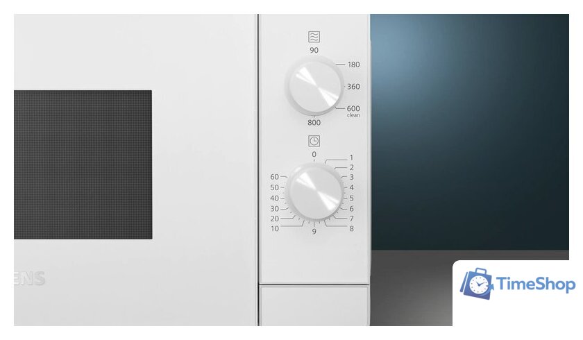 Микроволновая печь Siemens iQ300 FF020LMW0 (белый) - Изображение №2 — Интернет-магазин Time-Shop