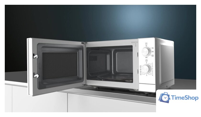 Микроволновая печь Siemens iQ300 FF020LMW0 (белый) - Изображение №4 — Интернет-магазин Time-Shop