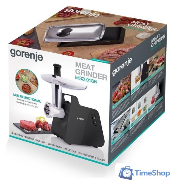 Мясорубка Gorenje MG2001SB - Изображение №12 — Интернет-магазин Time-Shop