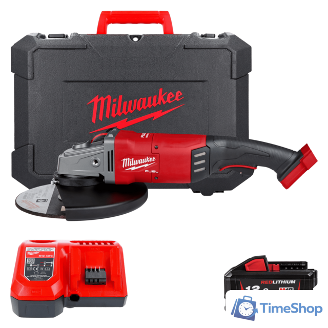 Угловая шлифмашина Milwaukee M18 Fuel M18FLAG230XPDB-121C 4933464115 (с 1-им АКБ, кейс) - Изображение №1 — Интернет-магазин Time-Shop