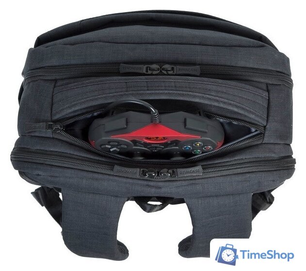 Городской рюкзак Rivacase 8365 (черный) - Изображение №7 — Интернет-магазин Time-Shop