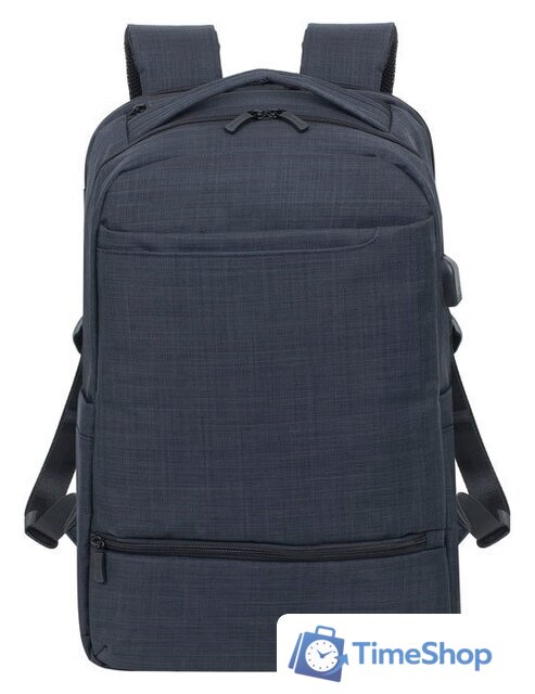 Городской рюкзак Rivacase 8365 (черный) - Изображение №11 — Интернет-магазин Time-Shop