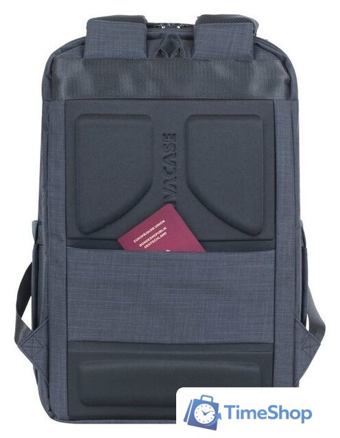 Городской рюкзак Rivacase 8365 (черный) - Изображение №6 — Интернет-магазин Time-Shop