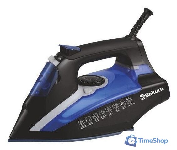 Утюг Sakura SA-3061CBL - Изображение №1 — Интернет-магазин Time-Shop