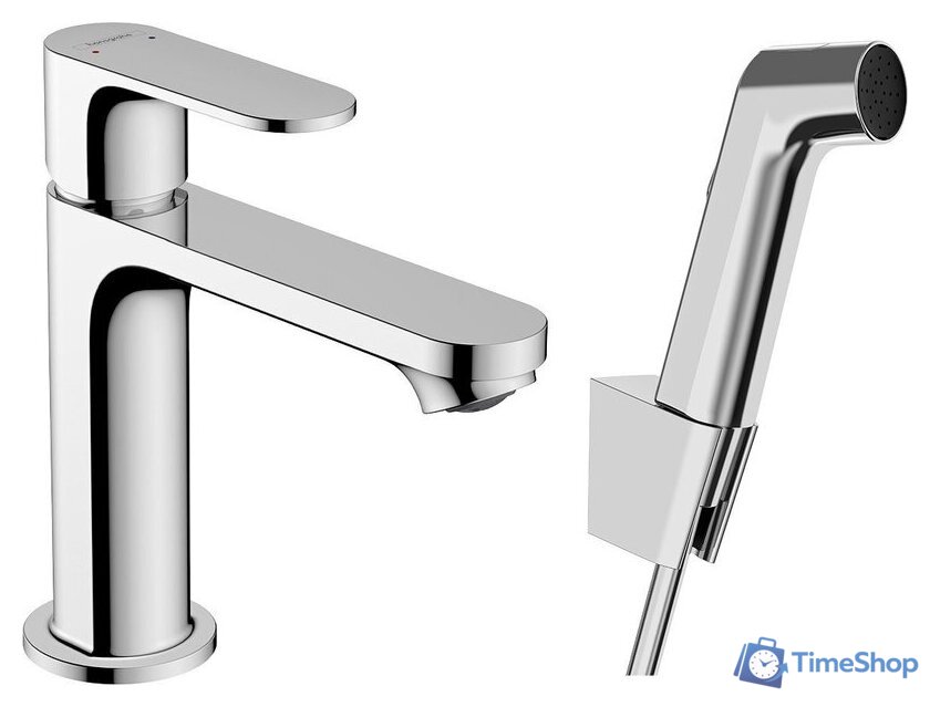 Смеситель с лейкой для биде Hansgrohe Rebris S Chrom 72215000 - Изображение №1 — Интернет-магазин Time-Shop