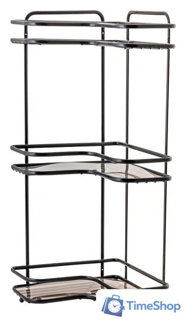  Swensa Полка для ванной Termo SWR-1004-03-BLK (черный) - Изображение №1 — Интернет-магазин Time-Shop