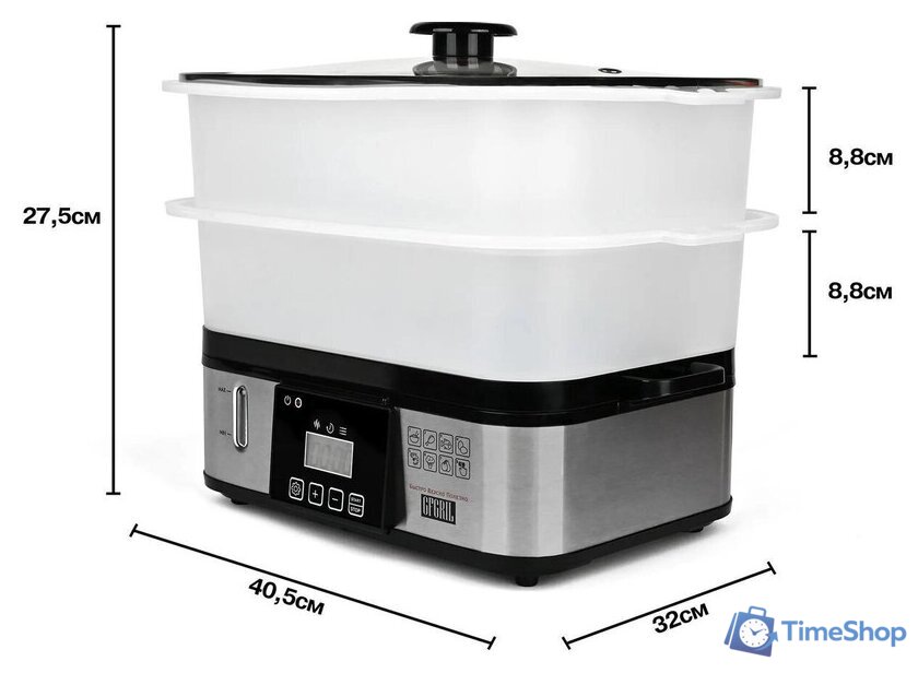 Пароварка GFgril GFS-9D - Изображение №14 — Интернет-магазин Time-Shop