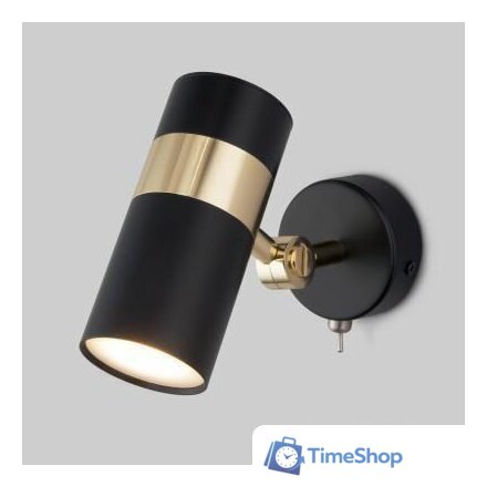 Бра Евросвет 20096/1 (черный/золото) - Изображение №1 — Интернет-магазин Time-Shop