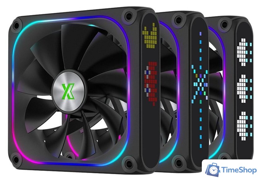 Комплект вентиляторов для корпуса XASTRA FZ120B ARGB 3шт - Изображение №1 — Интернет-магазин Time-Shop