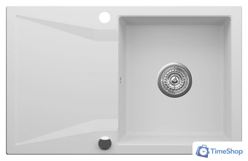 Кухонная мойка Kernau KGS J 5079 1B1D Pure White - Изображение №1 — Интернет-магазин Time-Shop