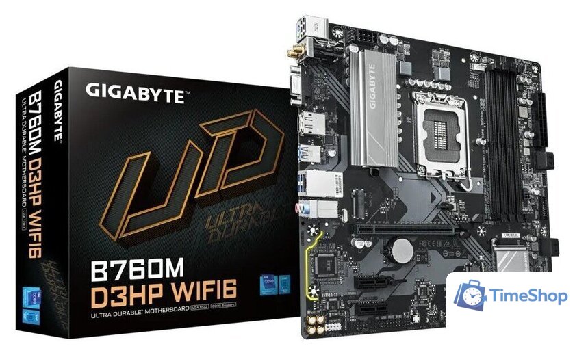 Материнская плата Gigabyte B760M D3HP WiFi6 - Изображение №3 — Интернет-магазин Time-Shop