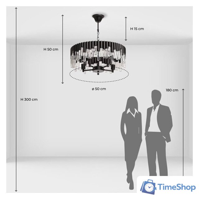 Подвесная люстра De City Бриз 111018305 - Изображение №12 — Интернет-магазин Time-Shop