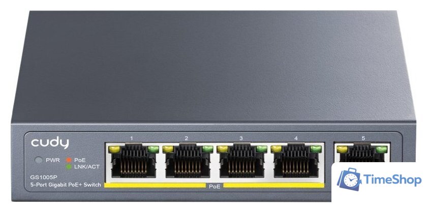 Неуправляемый коммутатор Cudy GS1005P 1.0 - Изображение №1 — Интернет-магазин Time-Shop