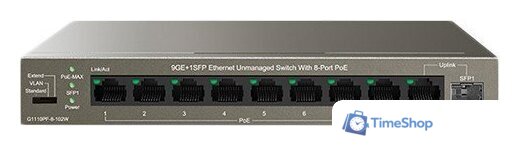 Неуправляемый коммутатор IP-COM G1110PF-8-102W - Изображение №1 — Интернет-магазин Time-Shop