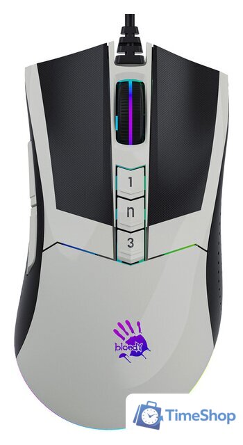 Игровая мышь A4Tech Bloody W90 Max (белый/черный) - Изображение №1 — Интернет-магазин Time-Shop