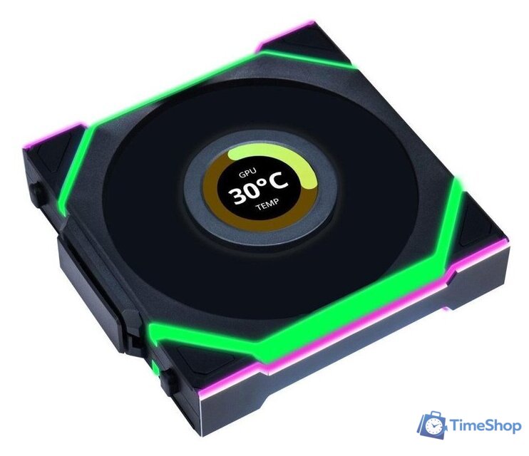 Вентилятор для корпуса Lian Li Uni Fan SL 120 Wireless LCD Reverse G99.12RSLLCD1W1B.R0 - Изображение №1 — Интернет-магазин Time-Shop