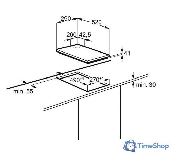 Варочная панель Electrolux EGC3322NVK - Изображение №2 — Интернет-магазин Time-Shop